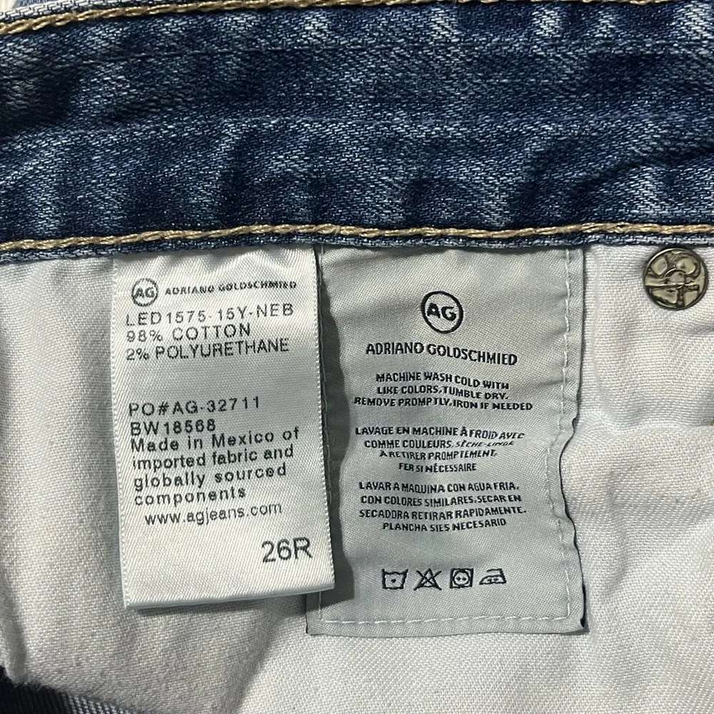 AG Adriano Goldschmied The Ex-Boyfriend Slim Slouchy Jeans Women's 26R (26x25.5)